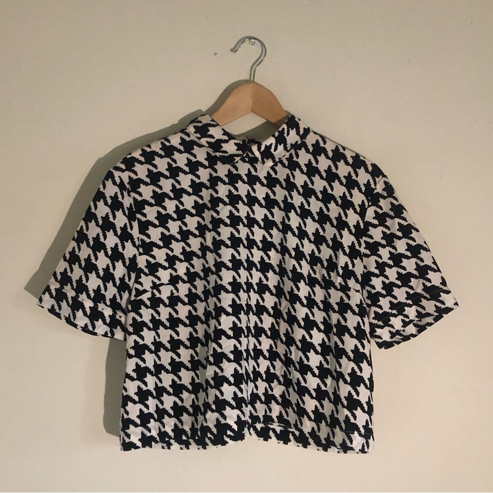 Patterned Crop Top